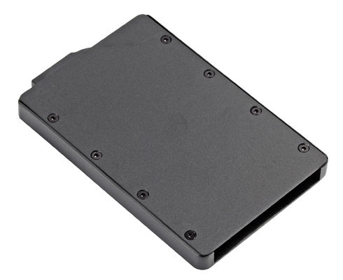 کیف پول کارت اعتباری RFID کلاسیک PU / آلومینیوم سازمان دهنده با بخیه