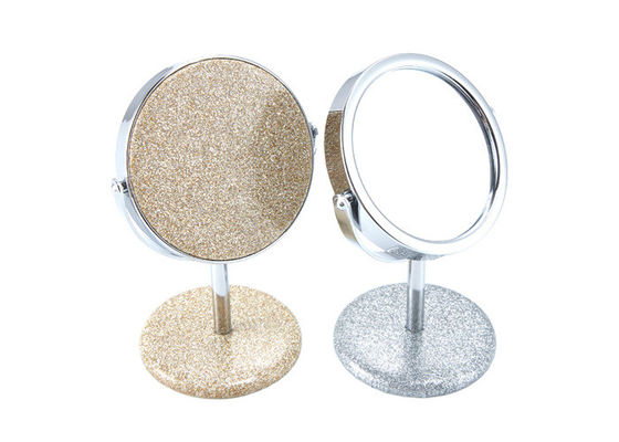 قیمت خوب Imega Shining PU دایره آرایشی آینه دو طرفه آرایشی زیبا قابل چرخش آنلاین