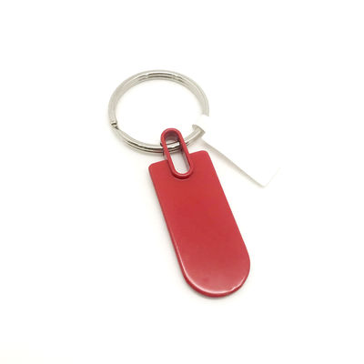 19g فلزی Keychain نگهدارنده لوگو فلزی Keychain شکل عکس