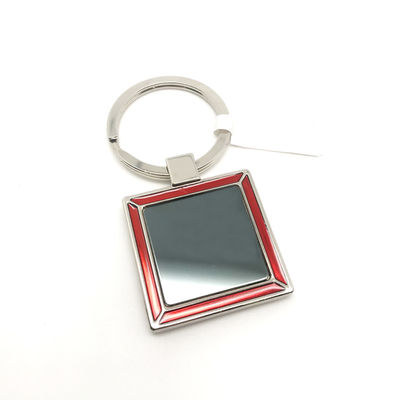 نگهدارنده کلید زنجبیل فلزی آلیاژ روی قرمز با لوگو سفارشی 34x72x5mm