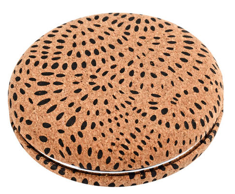 آینه جیبی تزئینی PU سفارشی با بزرگنمایی 1x / 2x