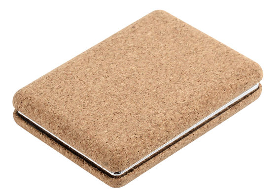 آینه جیبی بسته بندی شده دو طرفه 1x / 2x کمپکت PU در Polybag