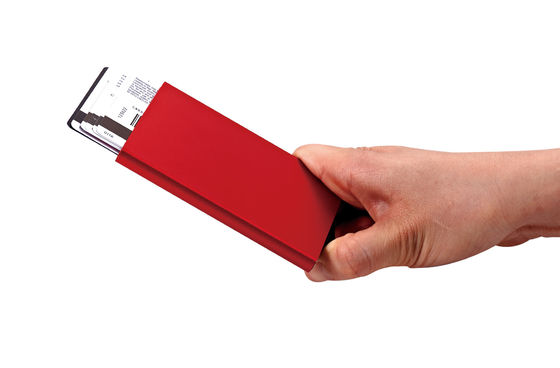 کیف پول کلاسیکی RFID بلاک کردن کارت اعتباری سازمان دهنده برای 8-10 کارت