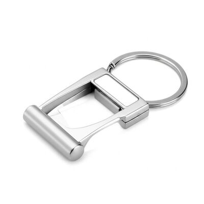 Durable Metal Keychain Holder Featuring Customized Logo OEM ODM Suitable for Marketing Campaigns and Client Appreciation