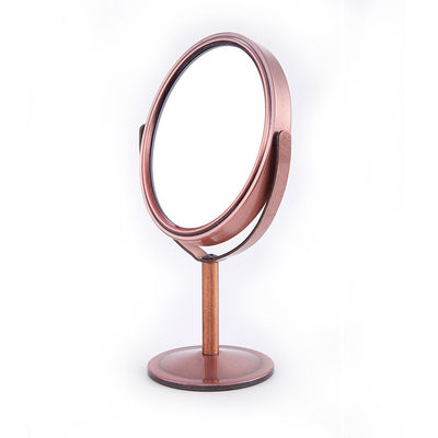 قیمت خوب آینه میز آرایشی 360 درجه چرخ دار با بزرگنمایی 2X و ویژگی LED آنلاین