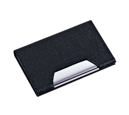 قیمت خوب نگهدارنده کارت کسب و کار فلزی PU بسته بندی سریع 50 کارت کسب و کار برای مردان / زنان آنلاین