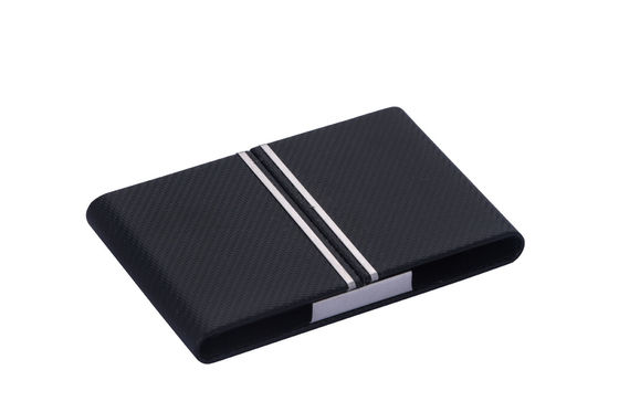 قیمت خوب نگهدارنده کارت نام فلزی لاغر تا 50 کارت کسب و کار شکل مستطیل برای جلسات کسب و کار آنلاین