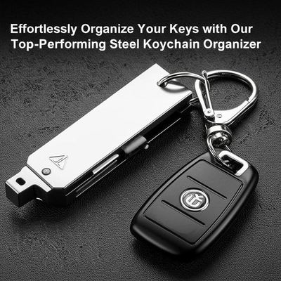 قیمت خوب Effortlessly Organize Your Keys with Our Top-Performing Steel Keychain Organizer آنلاین