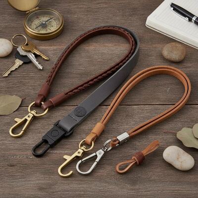 قیمت خوب کليد ها سازمان و دکوراسيون کليد چرم 40 46 5mm مواد چرم نرم طراحی عملی مناسب برای روزانه آنلاین
