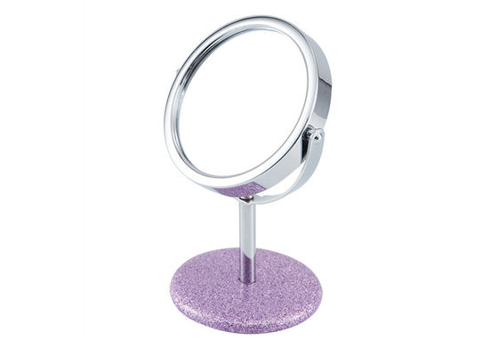 قیمت خوب آینه میز آرایشی و بهداشتی PU چرم لوگوی برش آینه کوچک زیبا و کوچک آنلاین